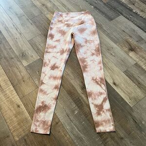 Pink V Crossover Full Length Legging size s
